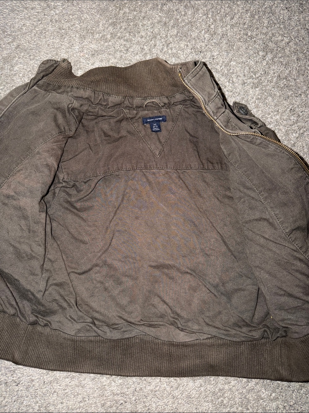 Tommy Hilfiger Boys Olive Green Utility Jacket - Picture 10 of 12